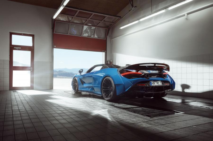  McLaren 720S Spider Spectacular N-Largo by Novitec Rosso on Vossen Wheels (MC2) 2020 года  (фото 6 из 15)